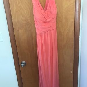Coral formal gown